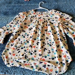 Cream colored blouse